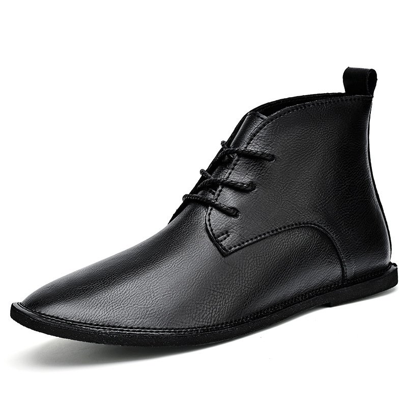 Genuine Leather Martin Vintage Fashion Leather Boots British Wild Soft Bottom Boots - الصورة 4