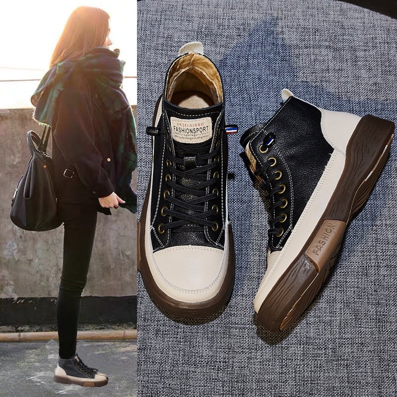 All-Match Sports And Leisure Board Shoes Plus Cashmere - الصورة 3