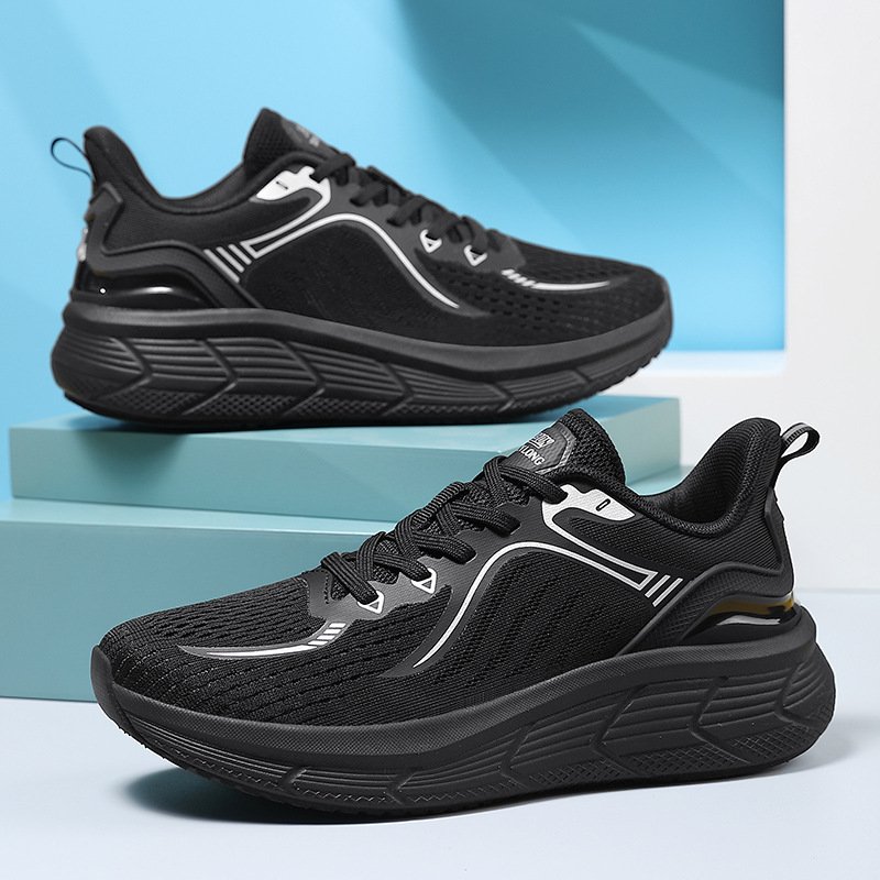 Couples Running Shoes Female Breathable Shock Absorption Springsummer Lightweight Mesh Surface Sneaker - الصورة 4