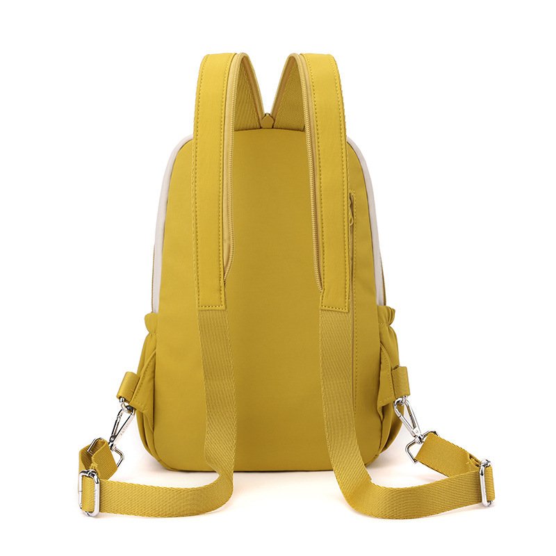 Fashion Outdoor Trendy Women's Bag Contrast Color Backpack - الصورة 9
