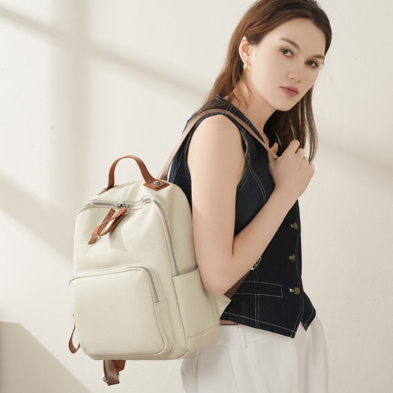 New Top Layer Cowhide Large Capacity Computer Bag