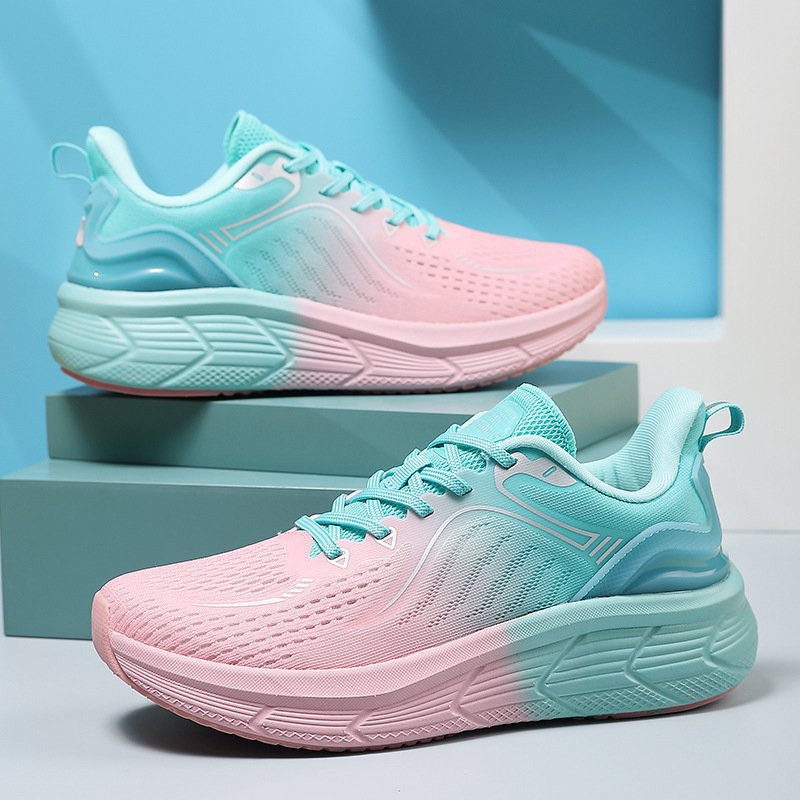 Couples Running Shoes Female Breathable Shock Absorption Springsummer Lightweight Mesh Surface Sneaker - الصورة 5