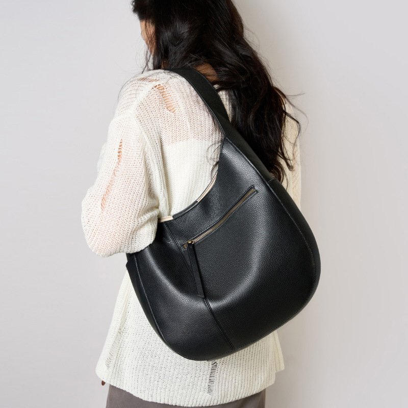 High Quality Top Layer Cowhide Tote Advanced Simplicity - الصورة 3