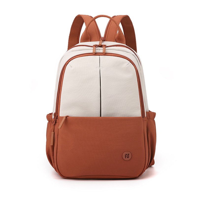 Fashion Outdoor Trendy Women's Bag Contrast Color Backpack - الصورة 10