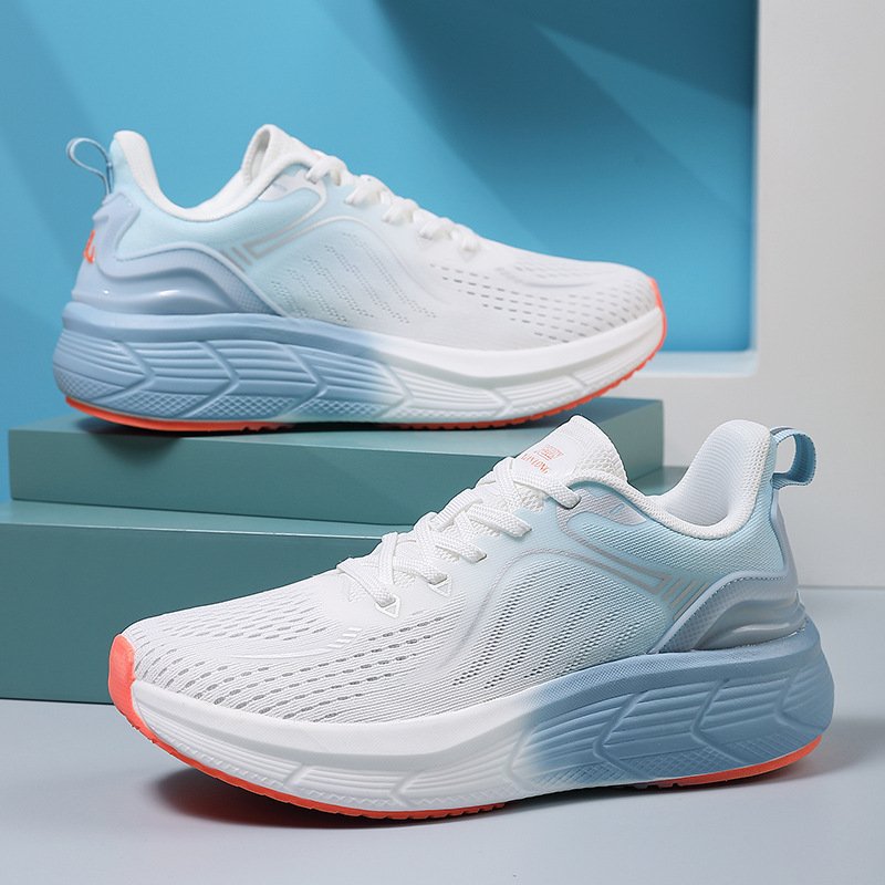 Couples Running Shoes Female Breathable Shock Absorption Springsummer Lightweight Mesh Surface Sneaker - الصورة 7