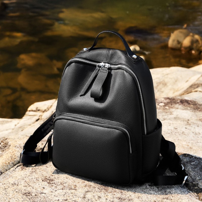 New Top Layer Cowhide Large Capacity Computer Bag - الصورة 4