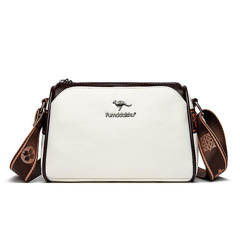 Oil Wax Leather Cross-border Trendy Women's Bag New Retro Double-sided - الصورة 4