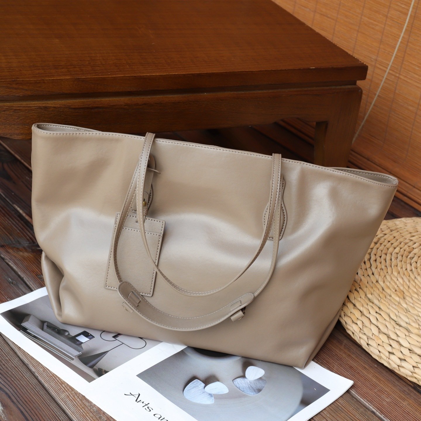 Cortex Women's Large-capacity Zippered Handbag - الصورة 5