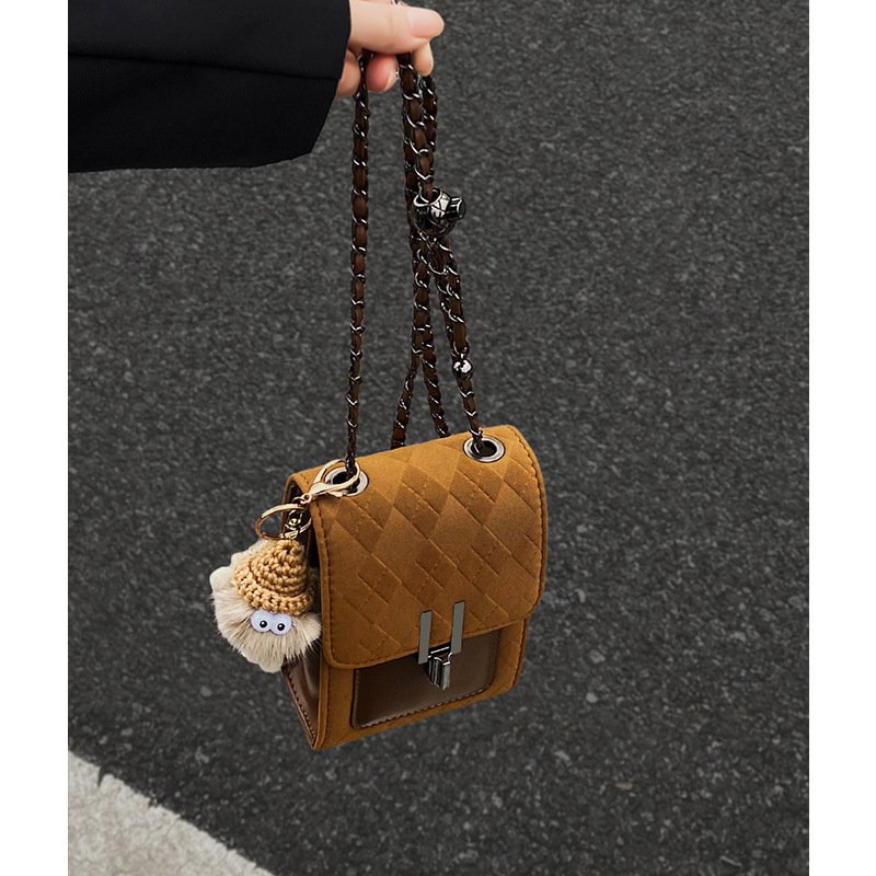Women's Autumn And Winter Women's Chain Phone Bag - الصورة 3
