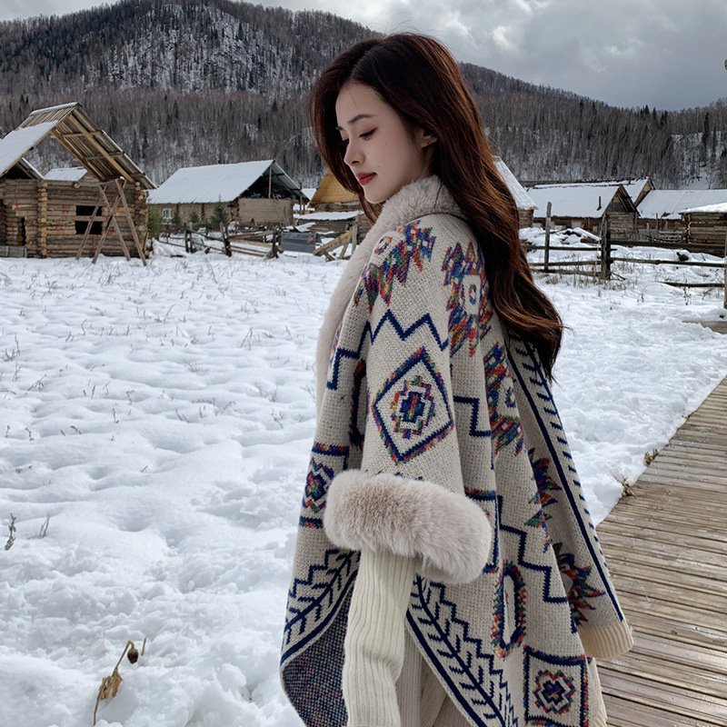 Women's Cloak Yunnan Tibet Qinghai Grassland - الصورة 4