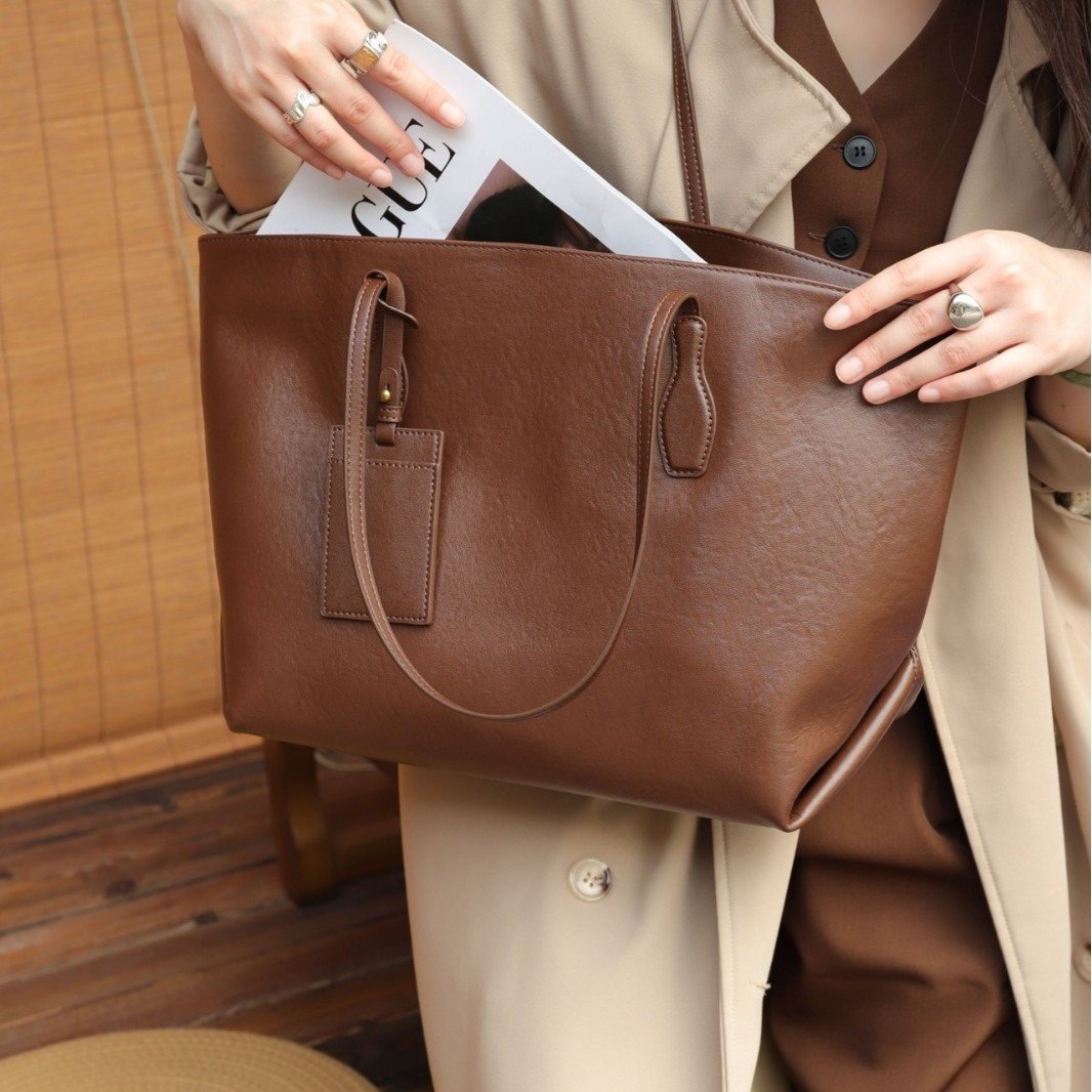 Cortex Women's Large-capacity Zippered Handbag - الصورة 6
