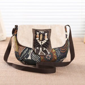Ethnic Style Women's Shoulder Canvas Messenger Bag