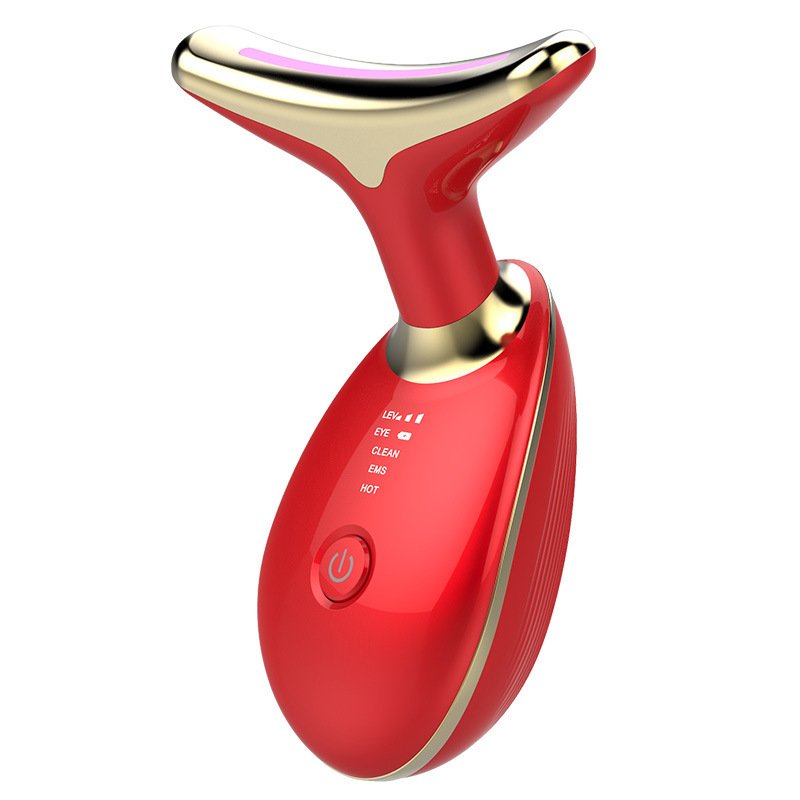 EMS Thermal Neck Lifting And Tighten Massager Electric Microcurrent Wrinkle Remover - الصورة 6
