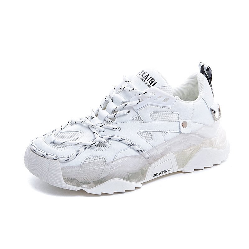 Daddy Shoes Women's Ins Trend New Thick-soled Mesh Breathable Sneakers - الصورة 2