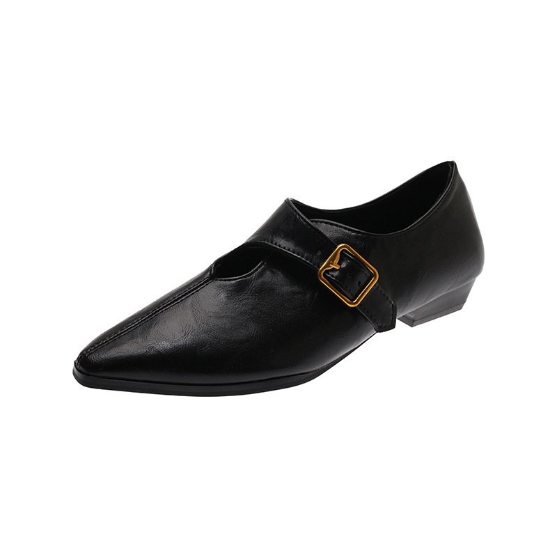 British-style Vintage Fashion Women's Leather Shoes - الصورة 4