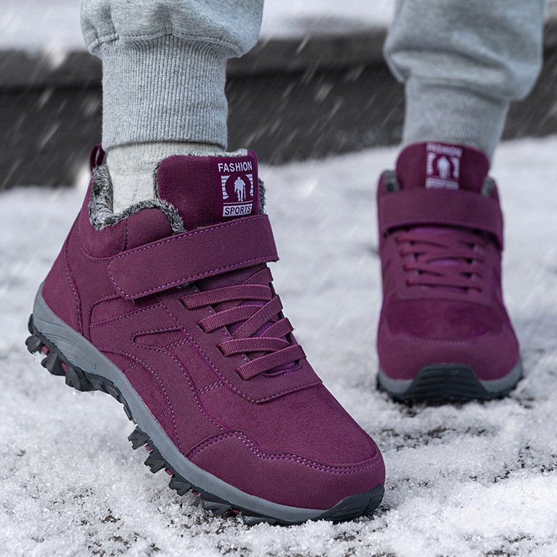 Women's High-top Fleece-lined Walking Shoes - الصورة 6