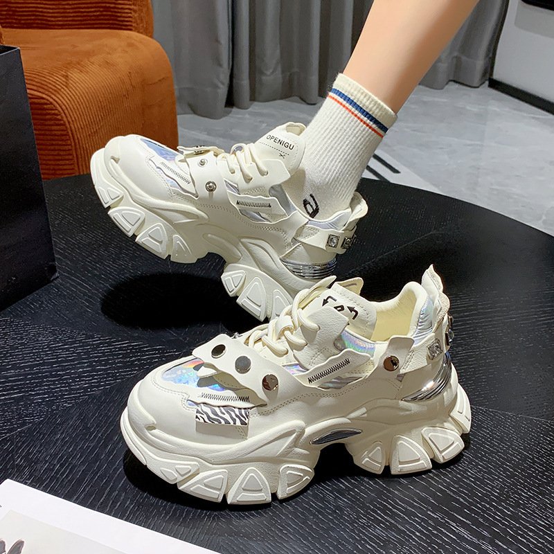 Women Breathable Thick Sole All-match Student Sports Casual Shoes - الصورة 2
