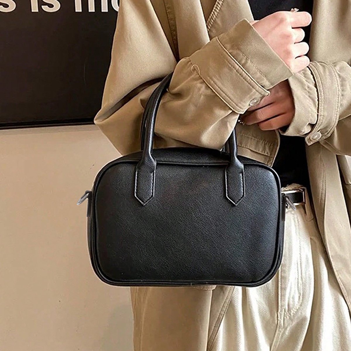 Retro Small Square Simple Shoulder Messenger Bag - الصورة 3