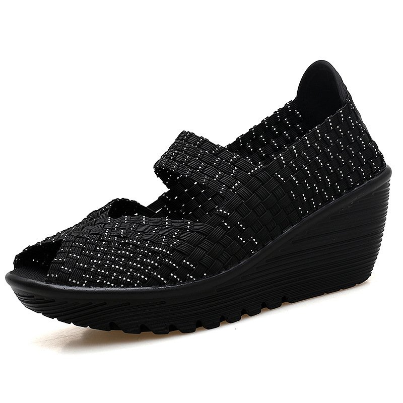 Hand-knitted Casual Knitted Slip-on Women's Shoes - الصورة 4