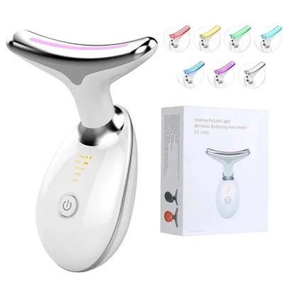 EMS Thermal Neck Lifting And Tighten Massager Electric Microcurrent Wrinkle Remover - الصورة 5