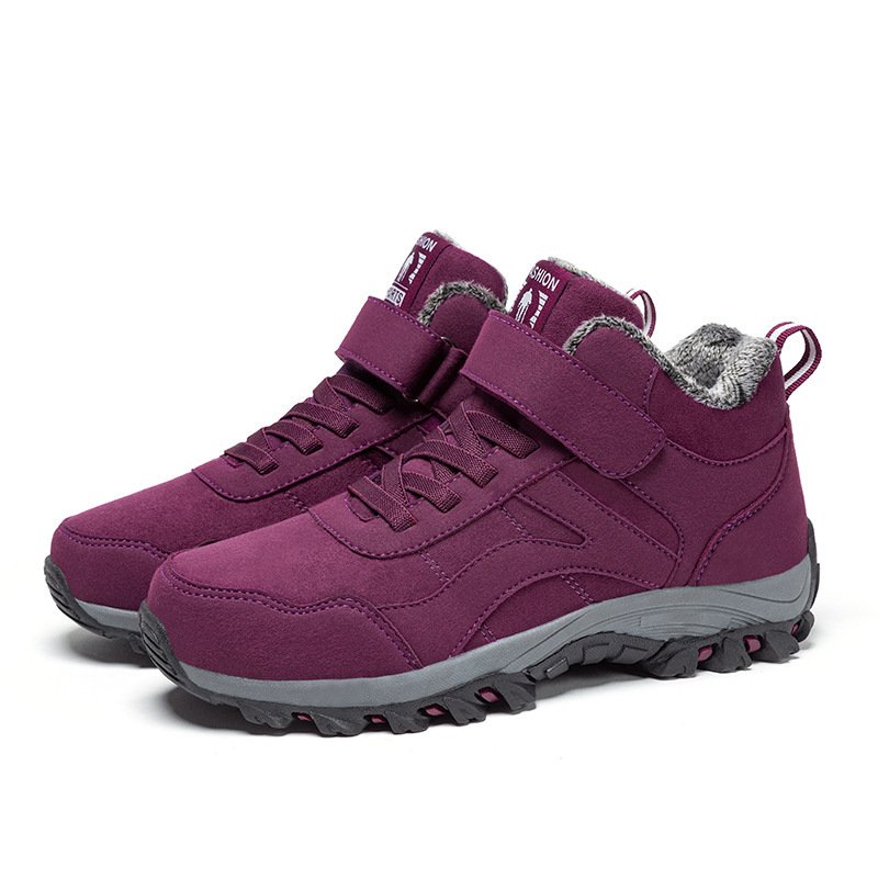 Women's High-top Fleece-lined Walking Shoes - الصورة 5