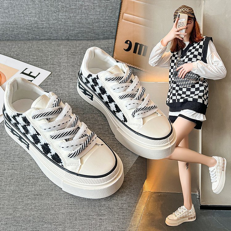 Breathable Thin Niche Original Fashion Canvas Shoes Women's Style - الصورة 5