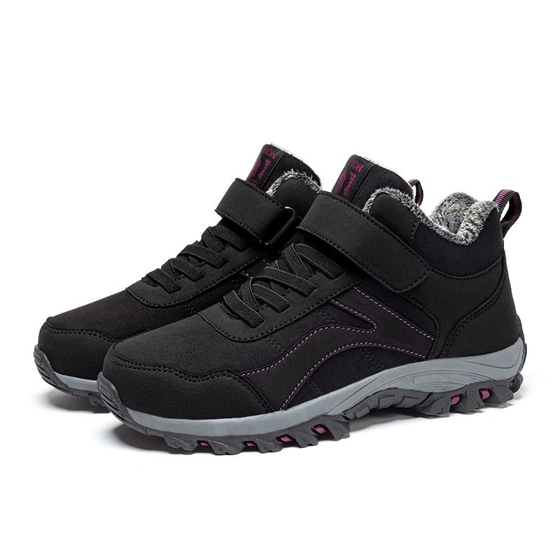 Women's High-top Fleece-lined Walking Shoes - الصورة 2