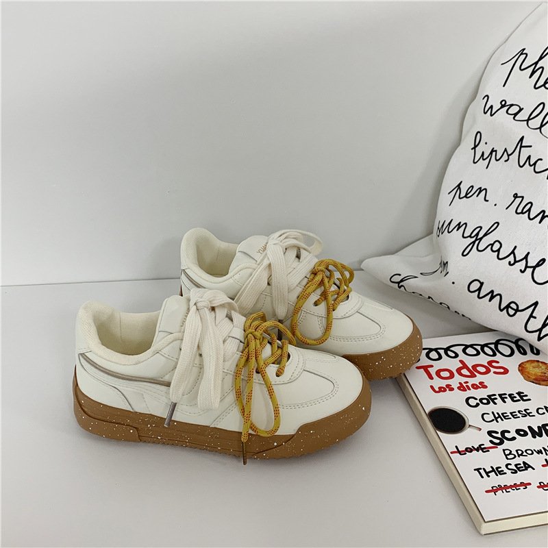 Sports And Leisure Korean Style Versatile Platform Student Sneakers - الصورة 6