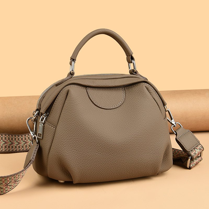Genuine Leather Shoulder Large-capacity Crossbody Bag - الصورة 5