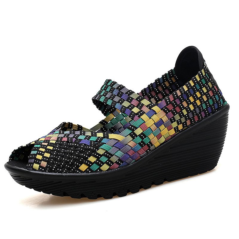 Hand-knitted Casual Knitted Slip-on Women's Shoes - الصورة 5