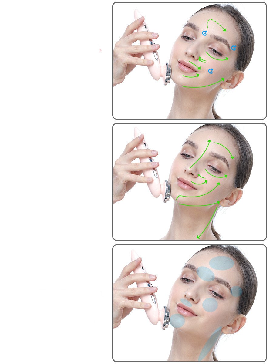 Beauty Instrument Household Face Import Export Pore Cleansing Facial Massager Cleansing Apparatus - الصورة 4