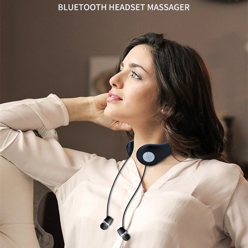 Smart Neckband Bluetooth Headset Massager