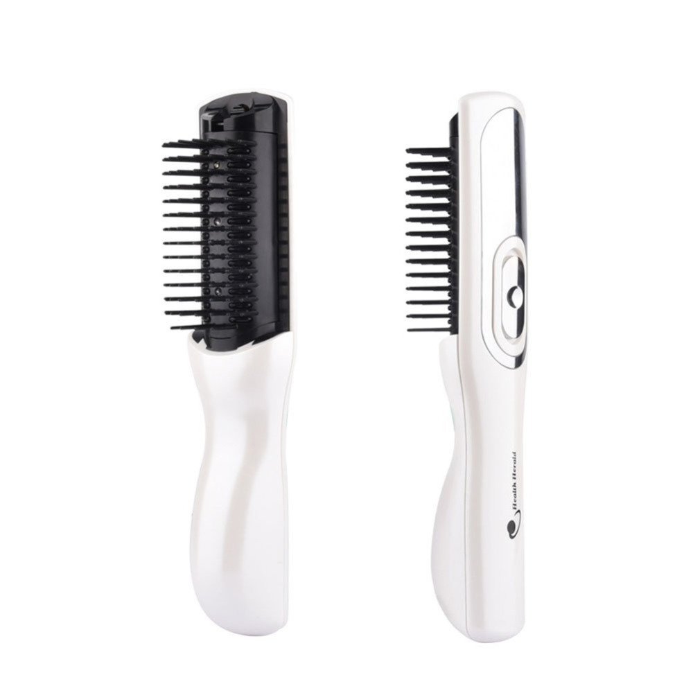 Electric Head Massage Comb Healthy Scalp Vibration Comb Portable Household Battery Massage Comb - الصورة 3