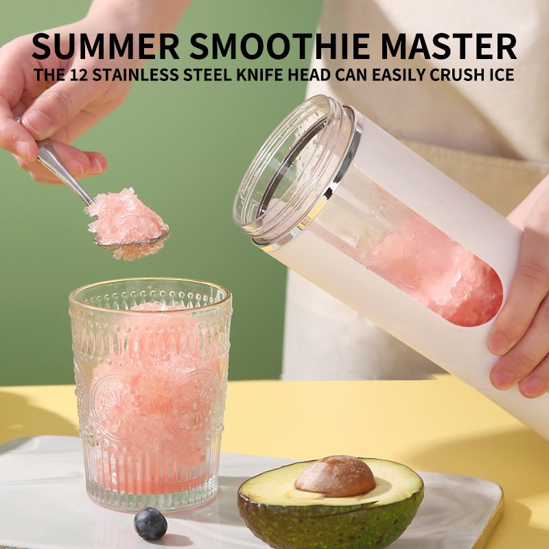 Portable Rechargeable Juice Blender Compact Handheld Electric Smoothie Maker For Travel Office Home - الصورة 8