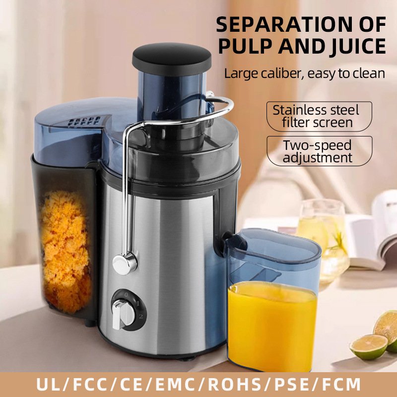 High-Capacity Multi-Function Cold-Press Juicer For Home Use