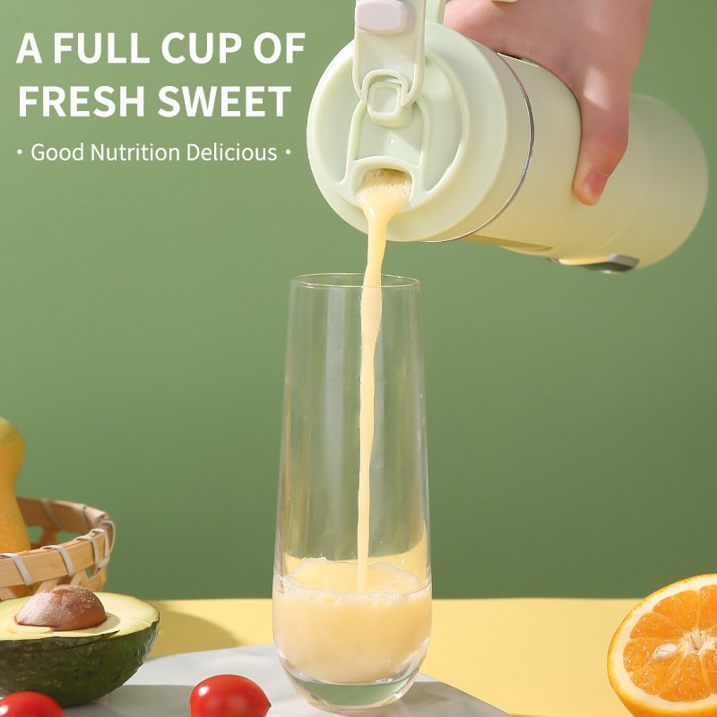 Portable Rechargeable Juice Blender Compact Handheld Electric Smoothie Maker For Travel Office Home - الصورة 4