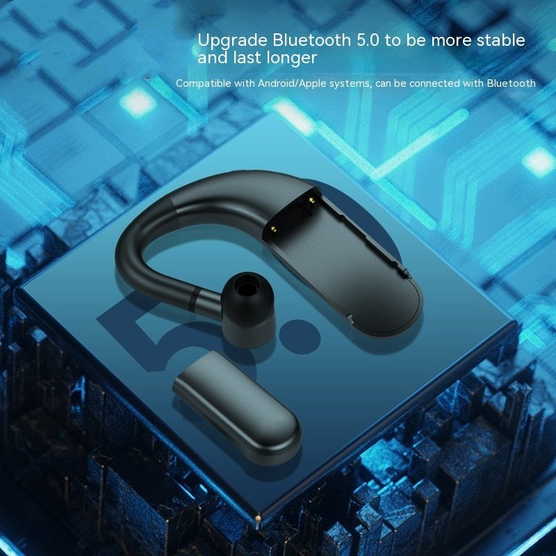 Digital Display Ear Hook Sports Headset - الصورة 7